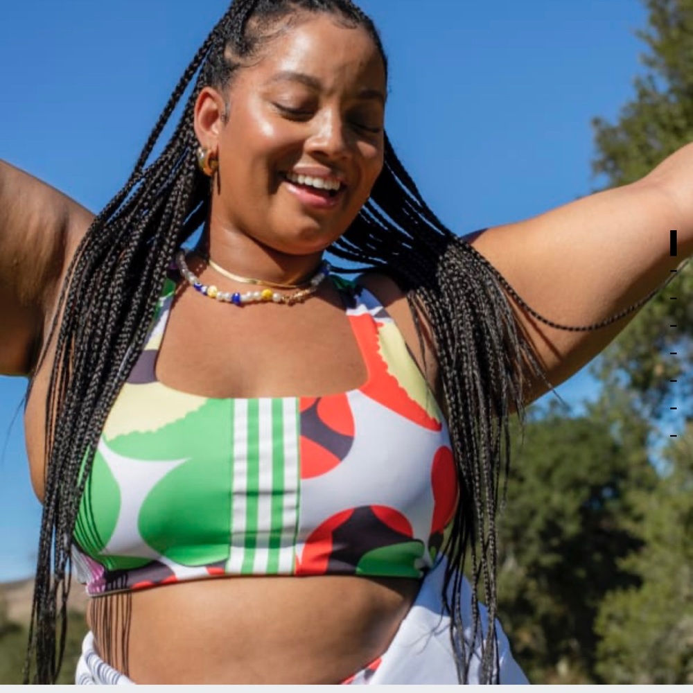 Adidas x Marimekko racerback sports bra